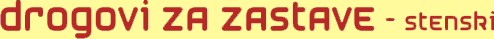 drogovi za zastave stenski